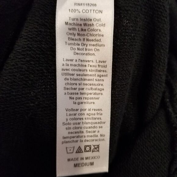 Harley-Davidson Women Zip Up Sweatshirt Jacket Sz M Black Honolulu Back - Picture 7 of 7